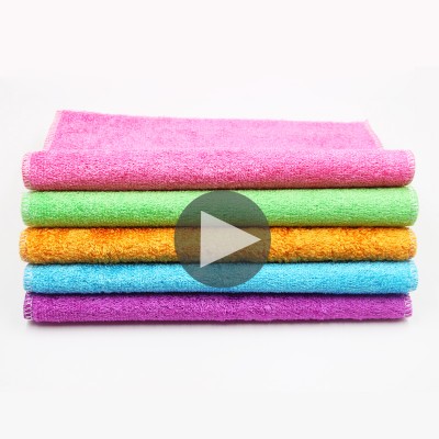 Domestic Deep Cleansing Custom Wood Fiber Polyester Bamboo Fabric